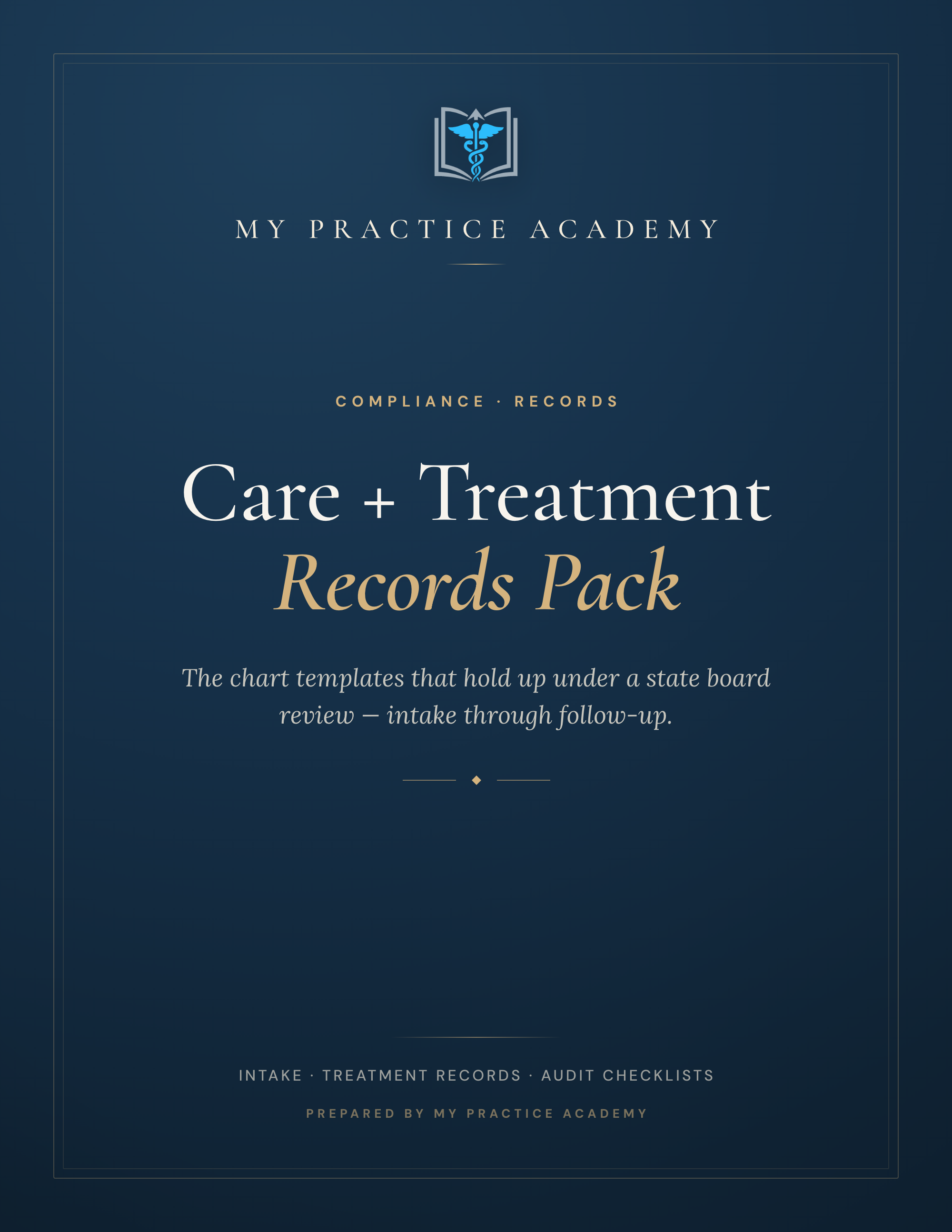 Care records — cover