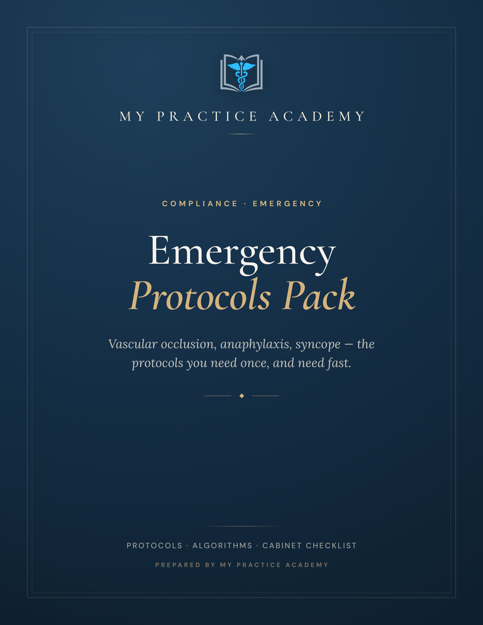 Emergency protocols — cover