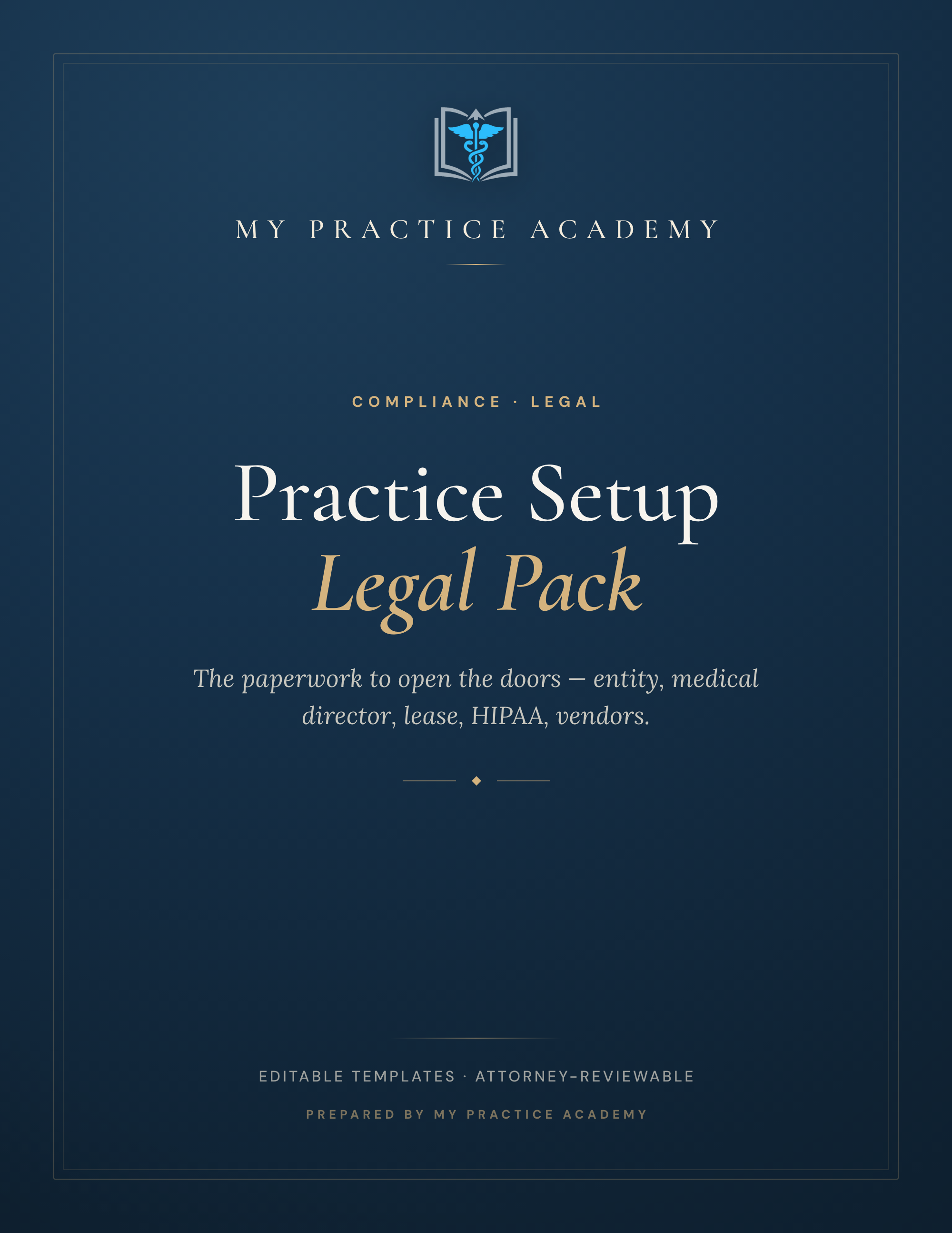 Legal & policy templates — cover